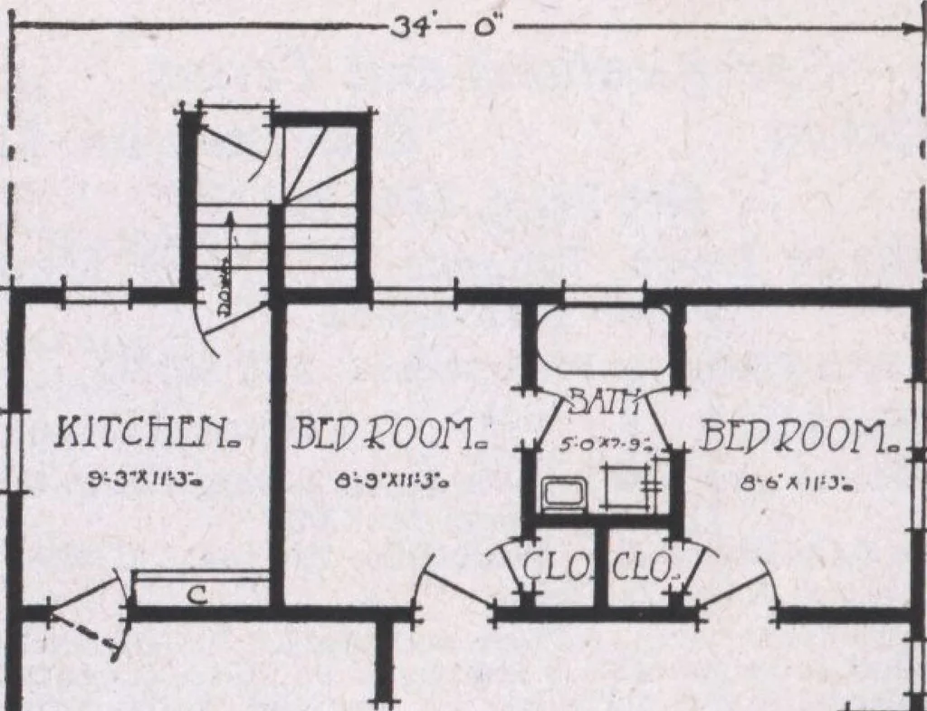 An illustration from The famous fifty and other favorite homes, 1916, leaf 99