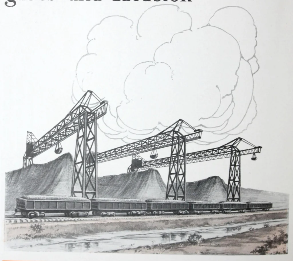 An illustration from Ironhide an economical rust-proofing for steel and iron., 1919, leaf 3