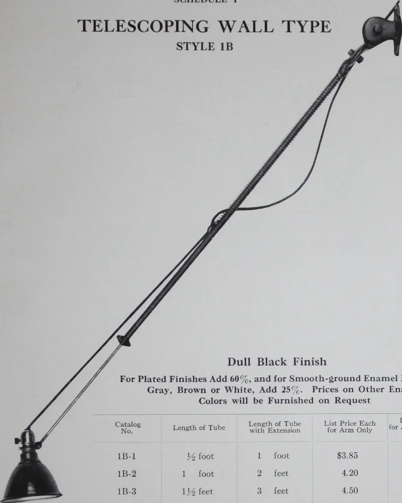 An illustration from Ivanhoe metal reflectors and fittings for industrial illumination. Catalog no. 276., 1918, leaf 38