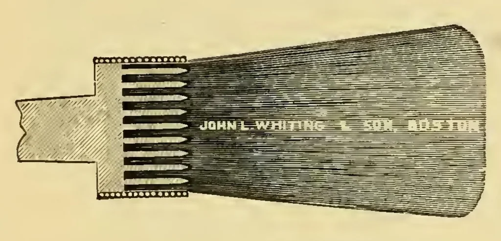 An illustration from The Whiting Brushes, 1901, leaf 1