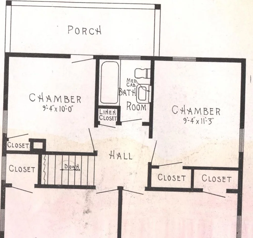 An illustration from Practical homes, 1922-23 edition, 1922, leaf 15