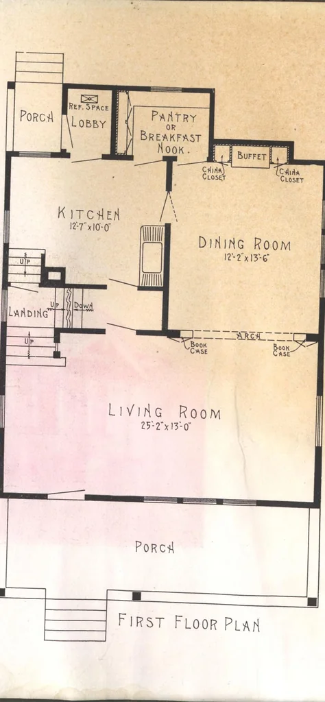 An illustration from Practical homes, 1922-23 edition, 1922, leaf 15
