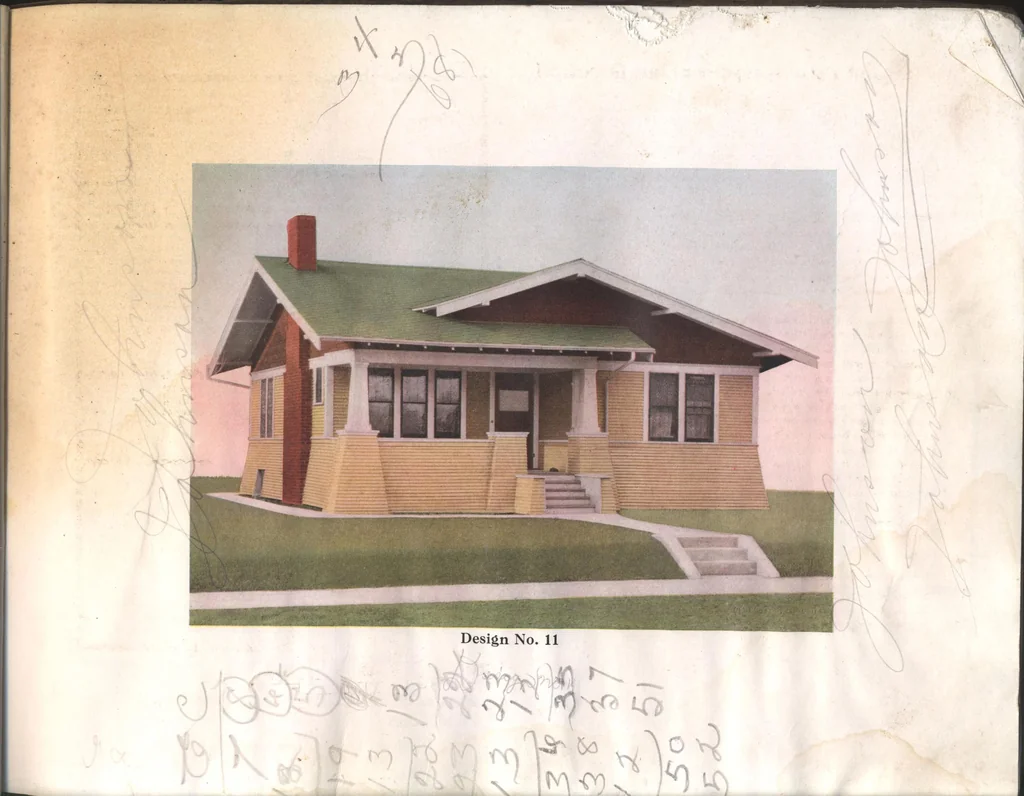 An illustration from Practical homes, 1922-23 edition, 1922, leaf 18