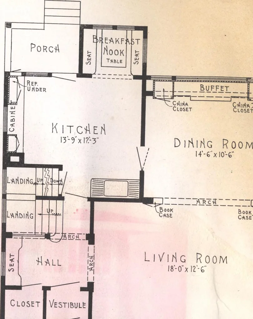 An illustration from Practical homes, 1922-23 edition, 1922, leaf 21