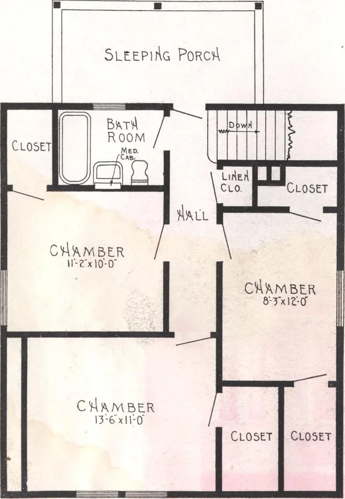 An illustration from Practical homes, 1922-23 edition, 1922, leaf 25