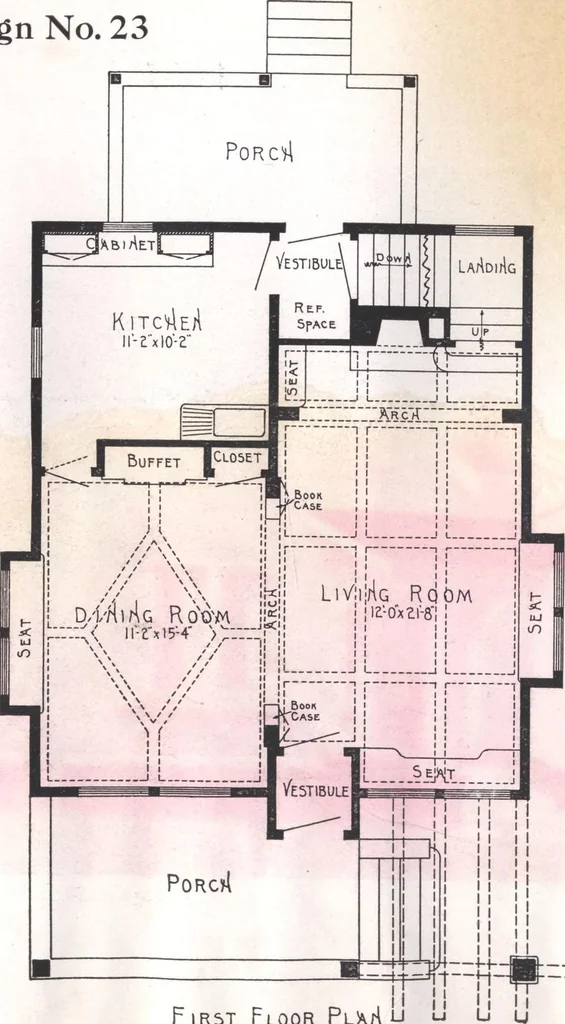 An illustration from Practical homes, 1922-23 edition, 1922, leaf 25