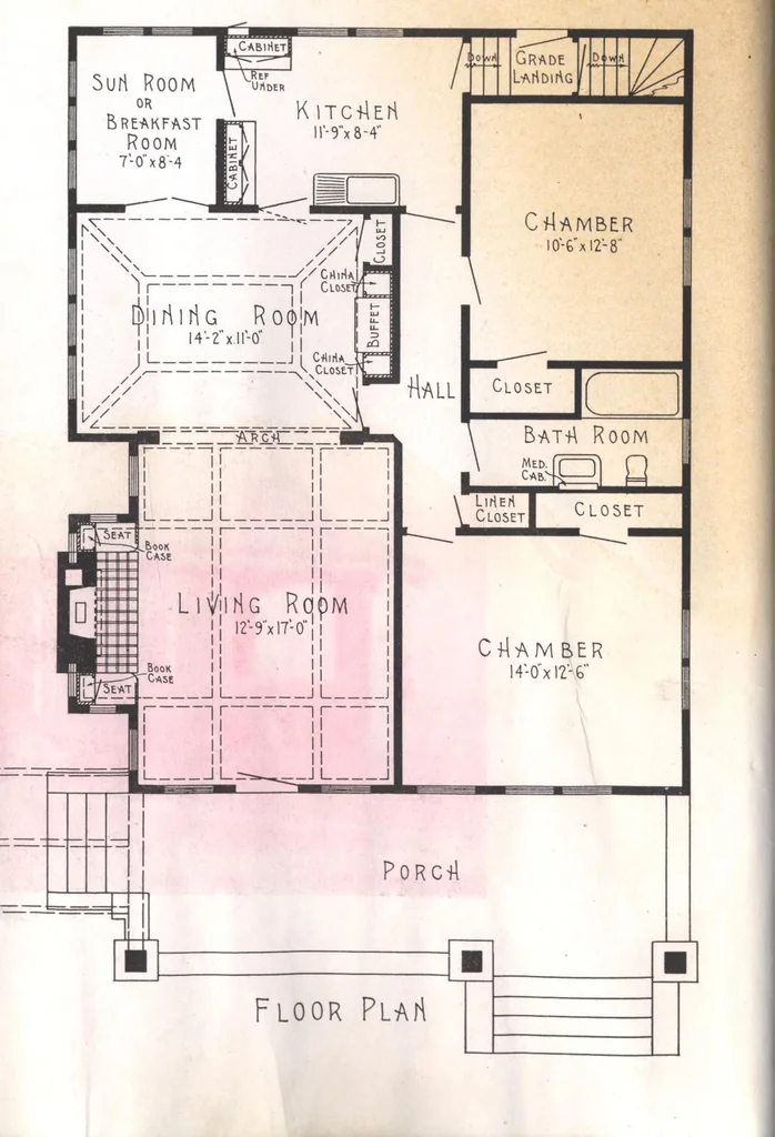 An illustration from Practical homes, 1922-23 edition, 1922, leaf 27