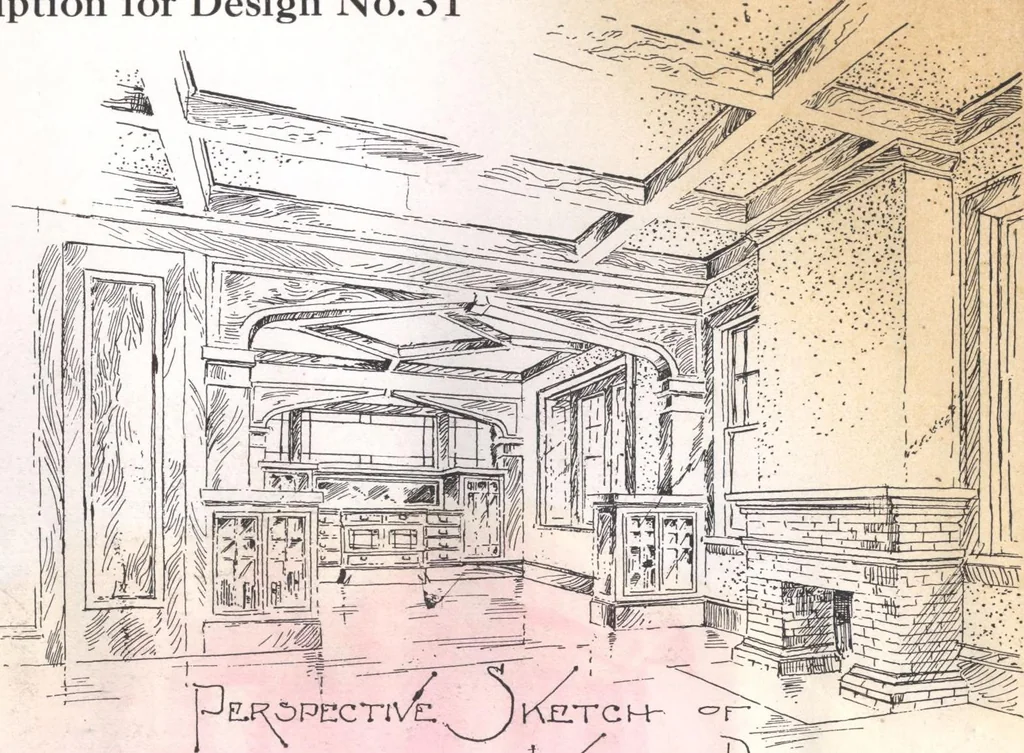 An illustration from Practical homes, 1922-23 edition, 1922, leaf 31