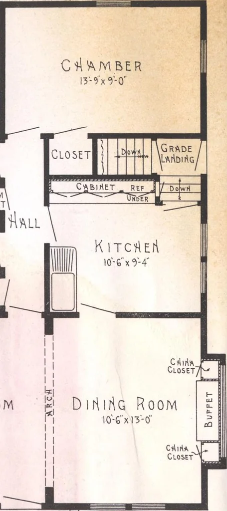 An illustration from Practical homes, 1922-23 edition, 1922, leaf 33