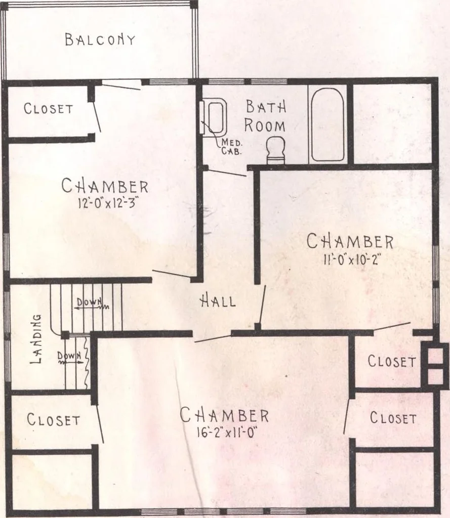 An illustration from Practical homes, 1922-23 edition, 1922, leaf 35