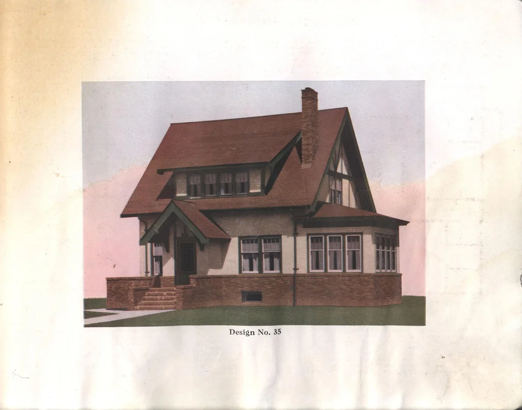 An illustration from Practical homes, 1922-23 edition, 1922, leaf 36