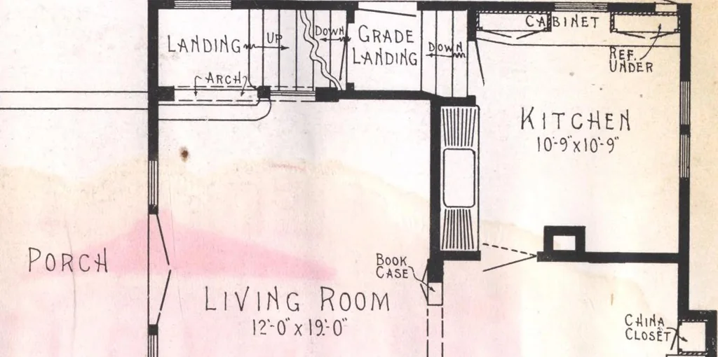 An illustration from Practical homes, 1922-23 edition, 1922, leaf 39