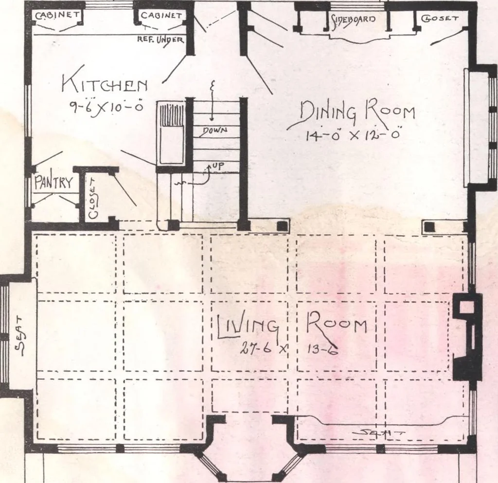 An illustration from Practical homes, 1922-23 edition, 1922, leaf 43