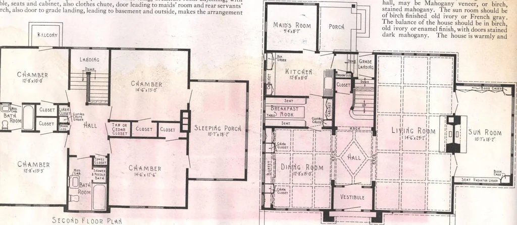 An illustration from Practical homes, 1922-23 edition, 1922, leaf 47