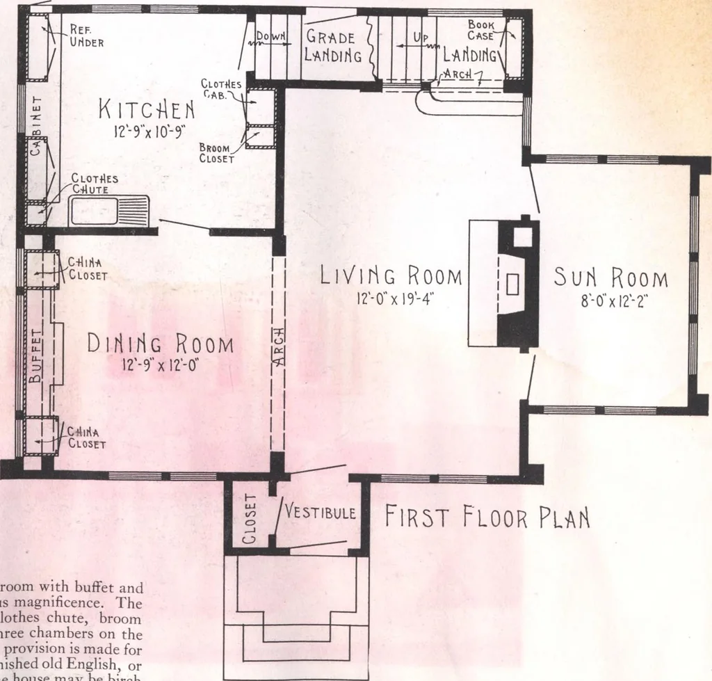 An illustration from Practical homes, 1922-23 edition, 1922, leaf 53
