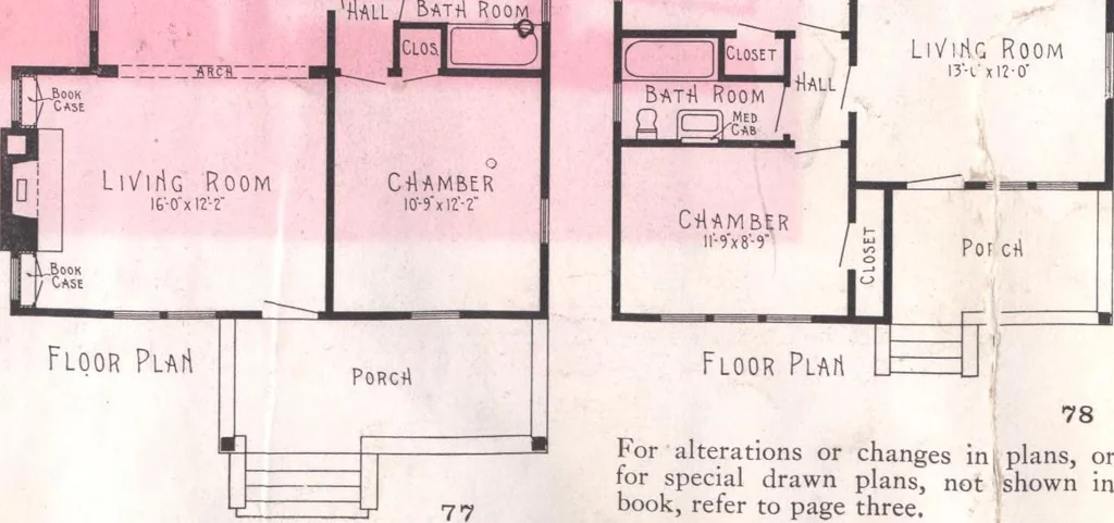 An illustration from Practical homes, 1922-23 edition, 1922, leaf 61