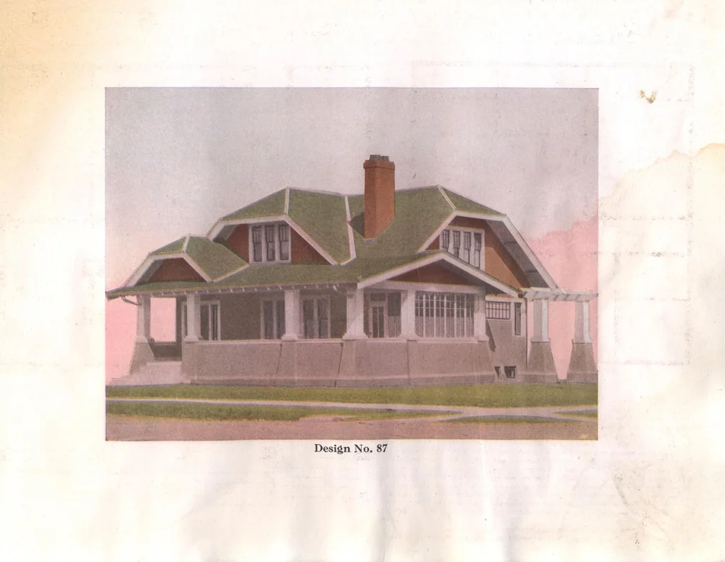 An illustration from Practical homes, 1922-23 edition, 1922, leaf 66