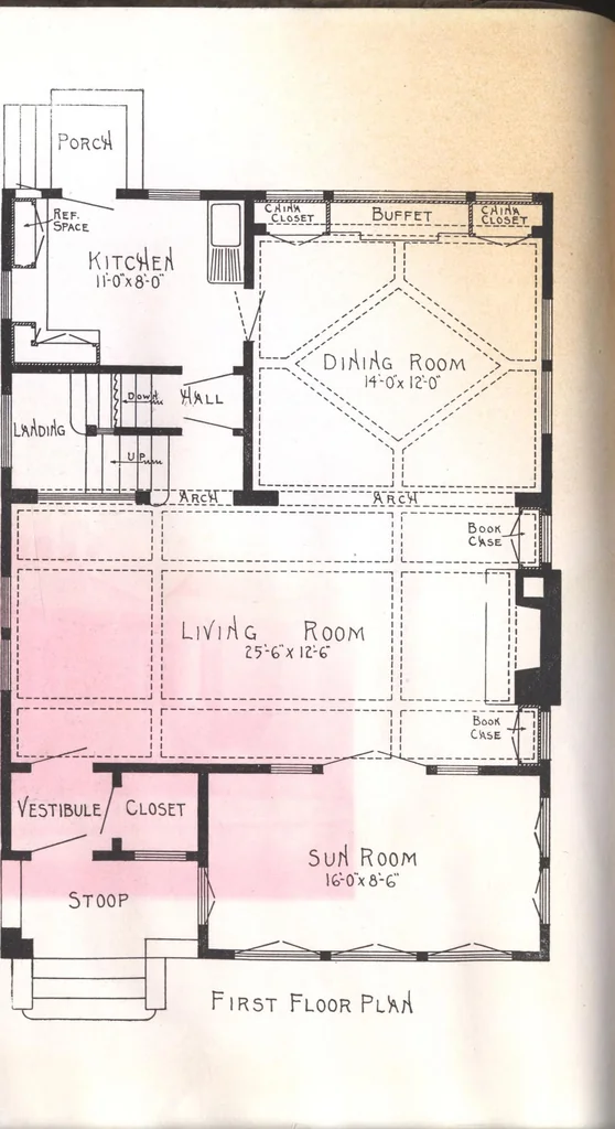 An illustration from Practical homes, 1922-23 edition, 1922, leaf 67