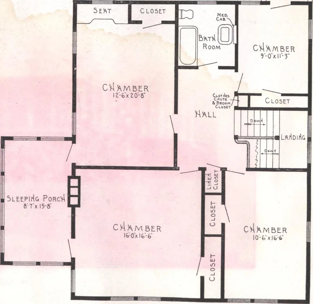An illustration from Practical homes, 1922-23 edition, 1922, leaf 75