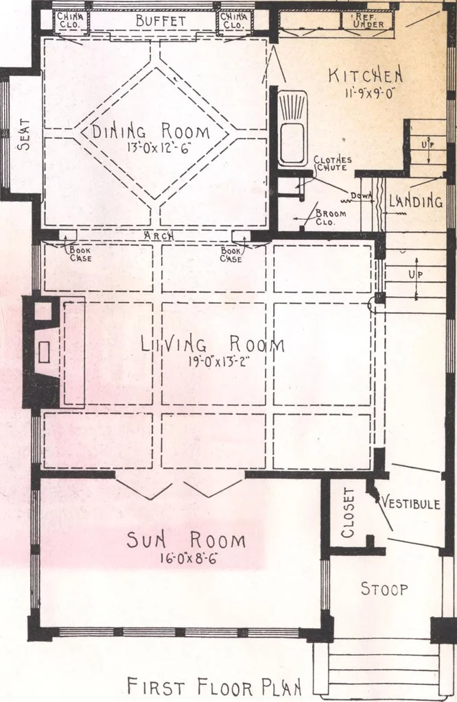 An illustration from Practical homes, 1922-23 edition, 1922, leaf 79