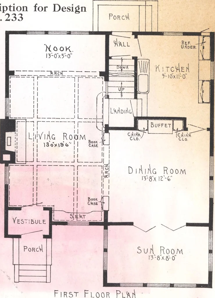 An illustration from Practical homes, 1922-23 edition, 1922, leaf 89