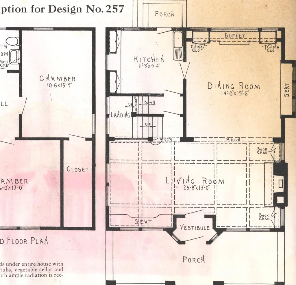 An illustration from Practical homes, 1922-23 edition, 1922, leaf 93