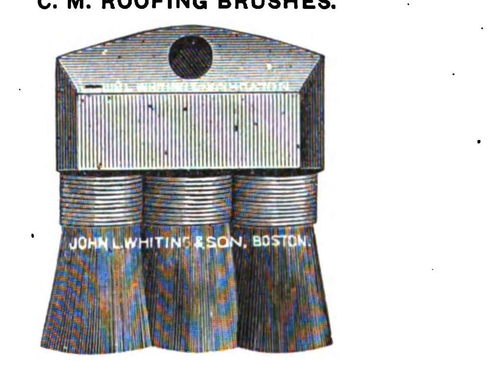 An illustration from Paint Brush Department : John L. Whiting & Son Co. : 1906, 1906, leaf 1