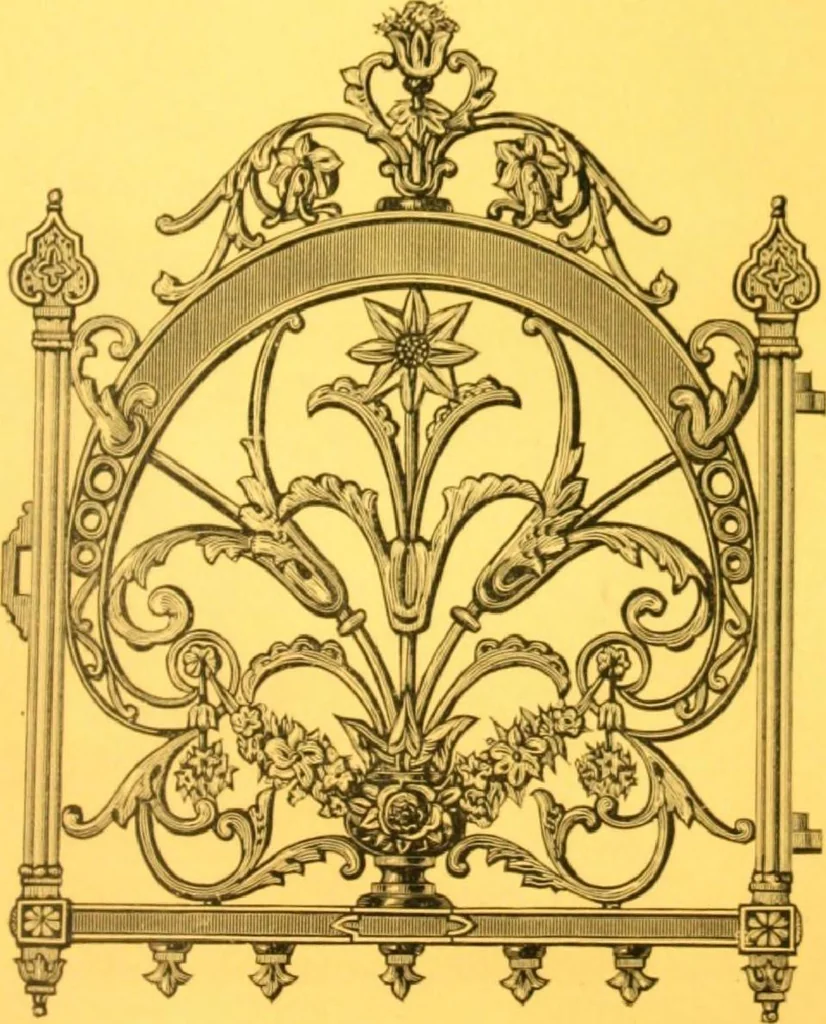 An illustration from John McLean:Machinist:Manufacturer and Dealer in Cemetery Supplies, 1893, leaf 12