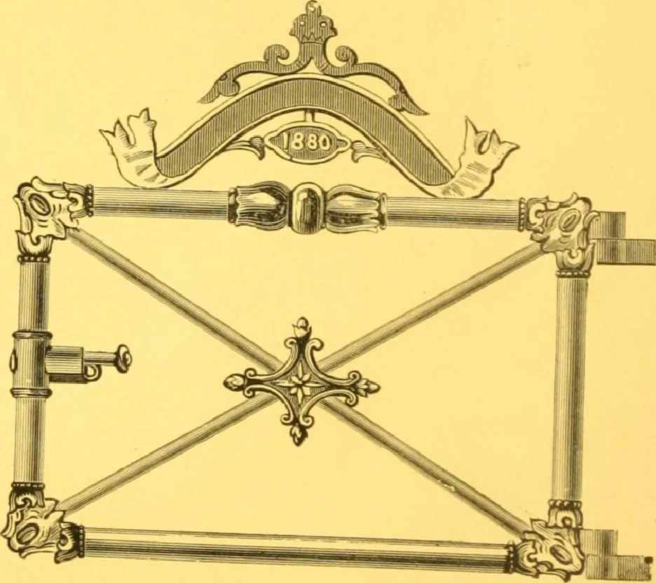 An illustration from John McLean:Machinist:Manufacturer and Dealer in Cemetery Supplies, 1893, leaf 45
