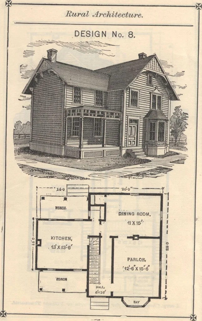 An illustration from Pocket reference book presented by John Paul, 1885, leaf 11