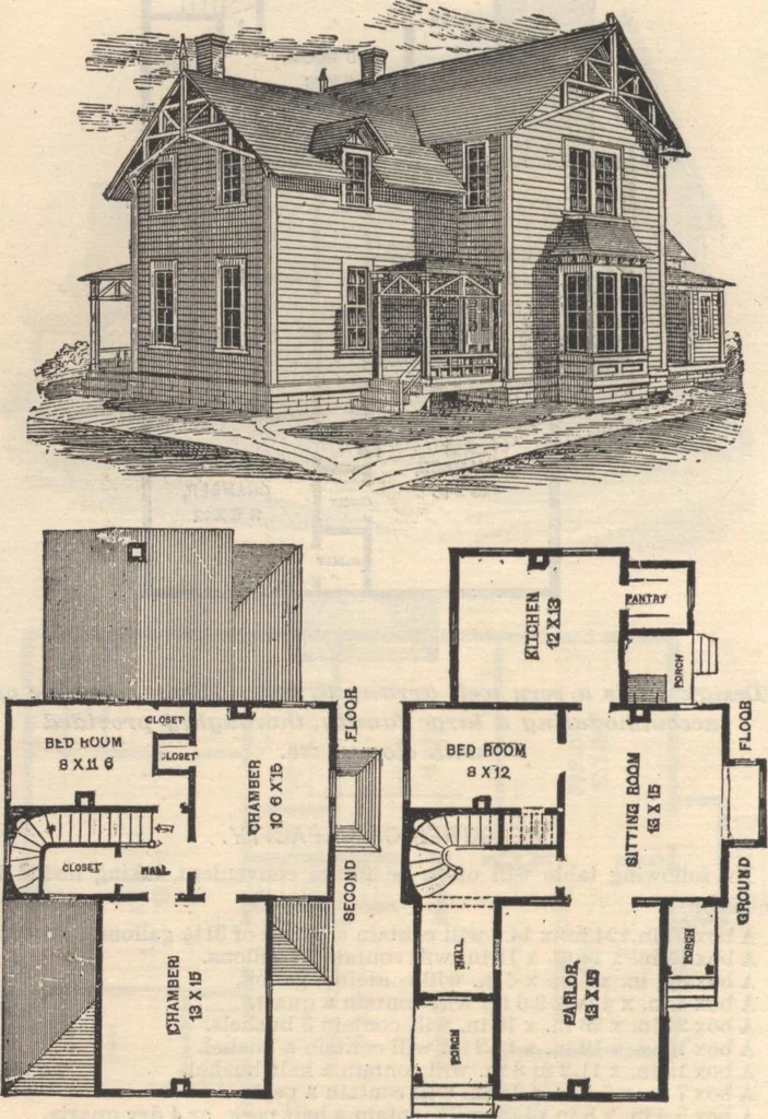 An illustration from Pocket reference book presented by John Paul, 1885, leaf 17