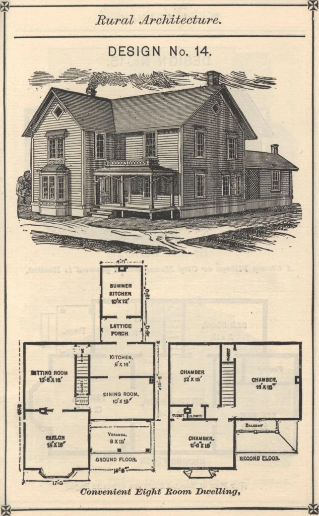 An illustration from Pocket reference book presented by John Paul, 1885, leaf 18