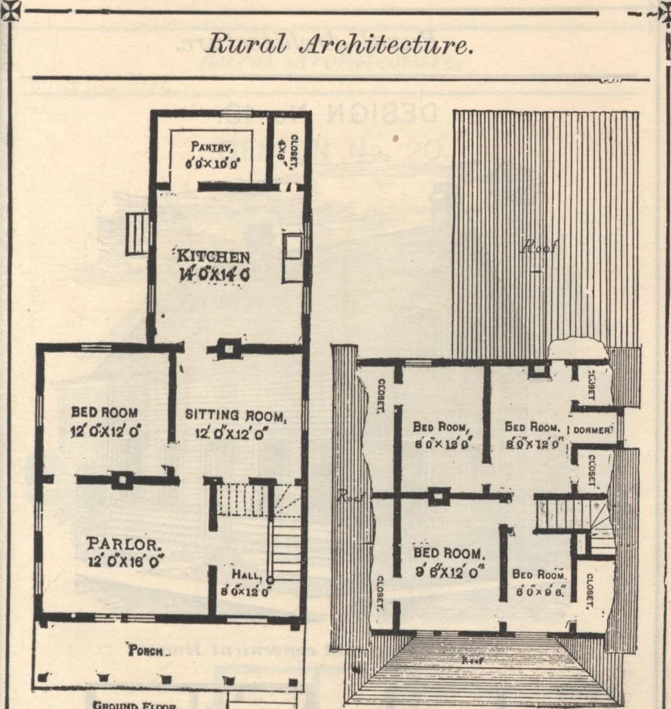 An illustration from Pocket reference book presented by John Paul, 1885, leaf 22