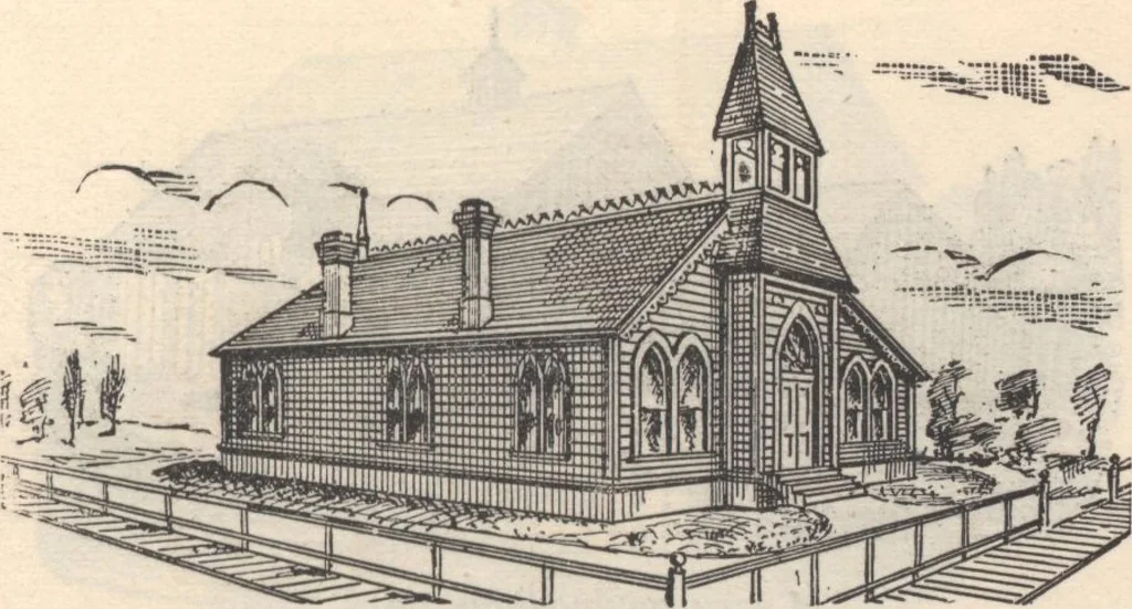 An illustration from Pocket reference book presented by John Paul, 1885, leaf 28