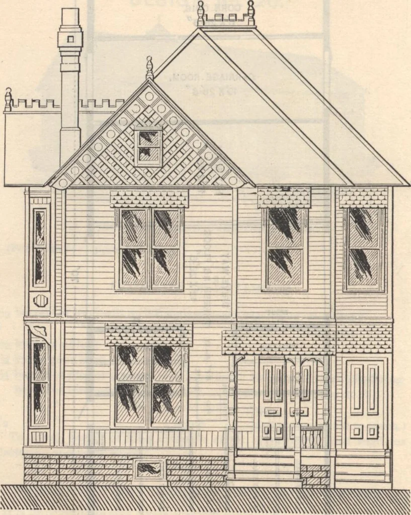 An illustration from Pocket reference book presented by John Paul, 1885, leaf 33