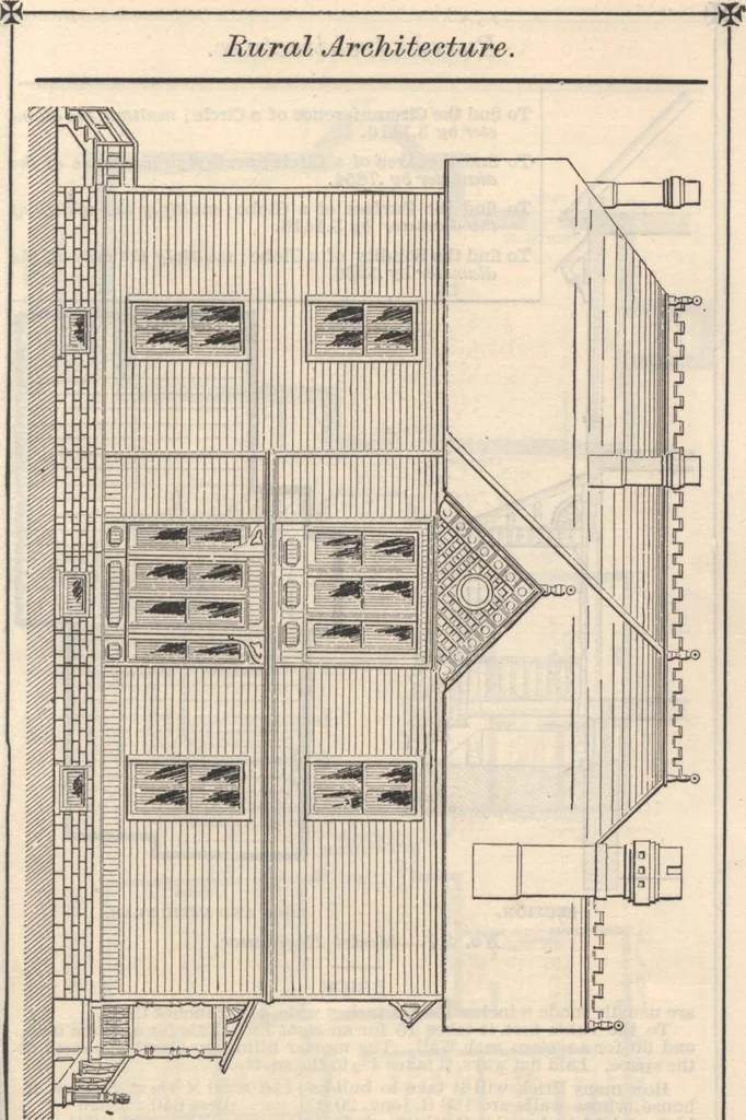 An illustration from Pocket reference book presented by John Paul, 1885, leaf 34