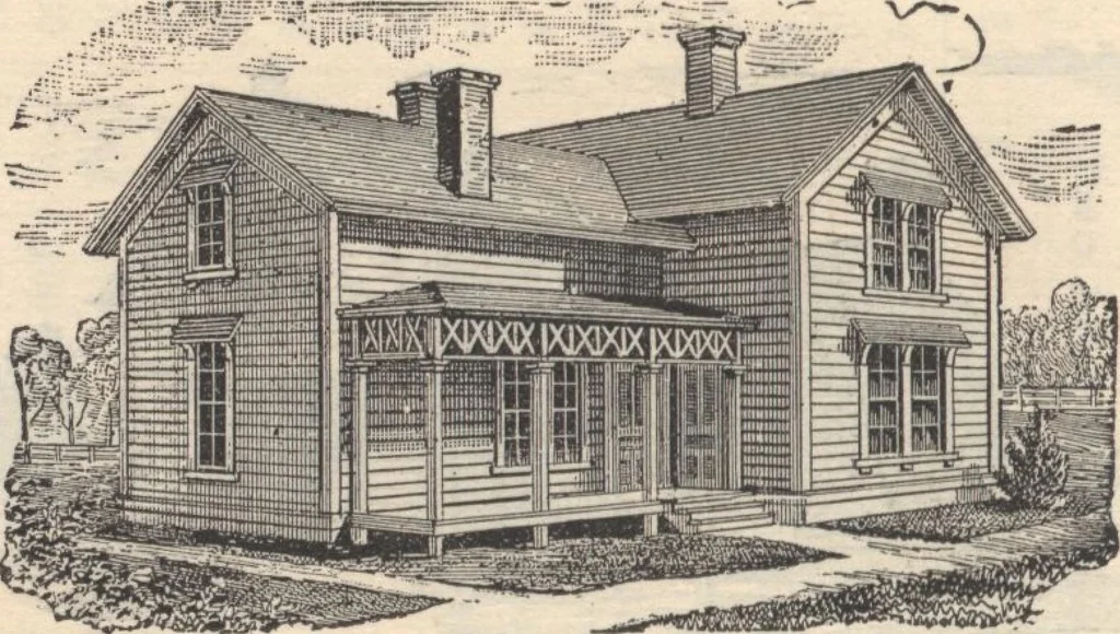 An illustration from Pocket reference book presented by John Paul, 1885, leaf 5