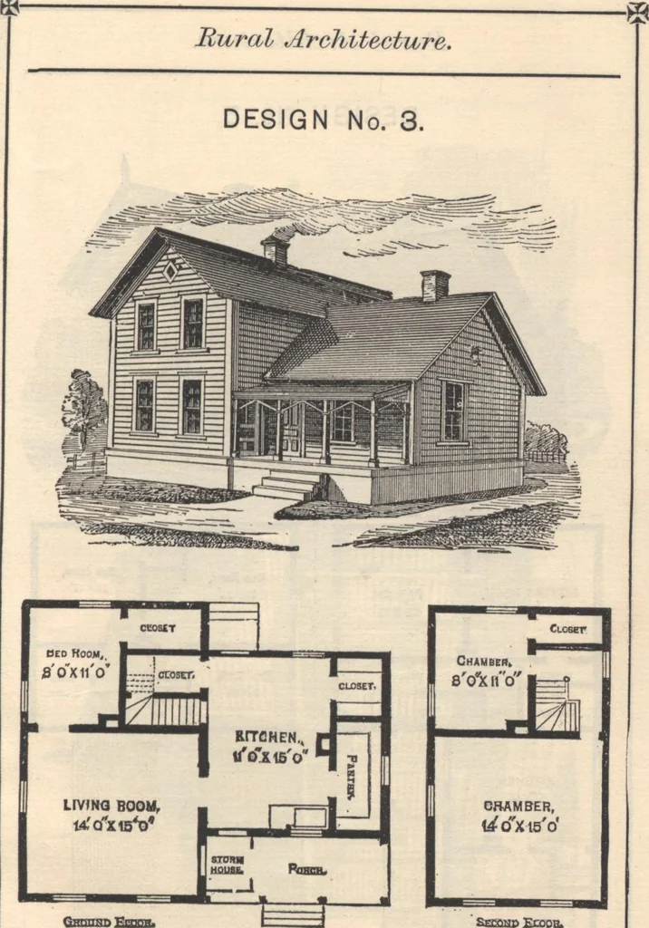 An illustration from Pocket reference book presented by John Paul, 1885, leaf 6