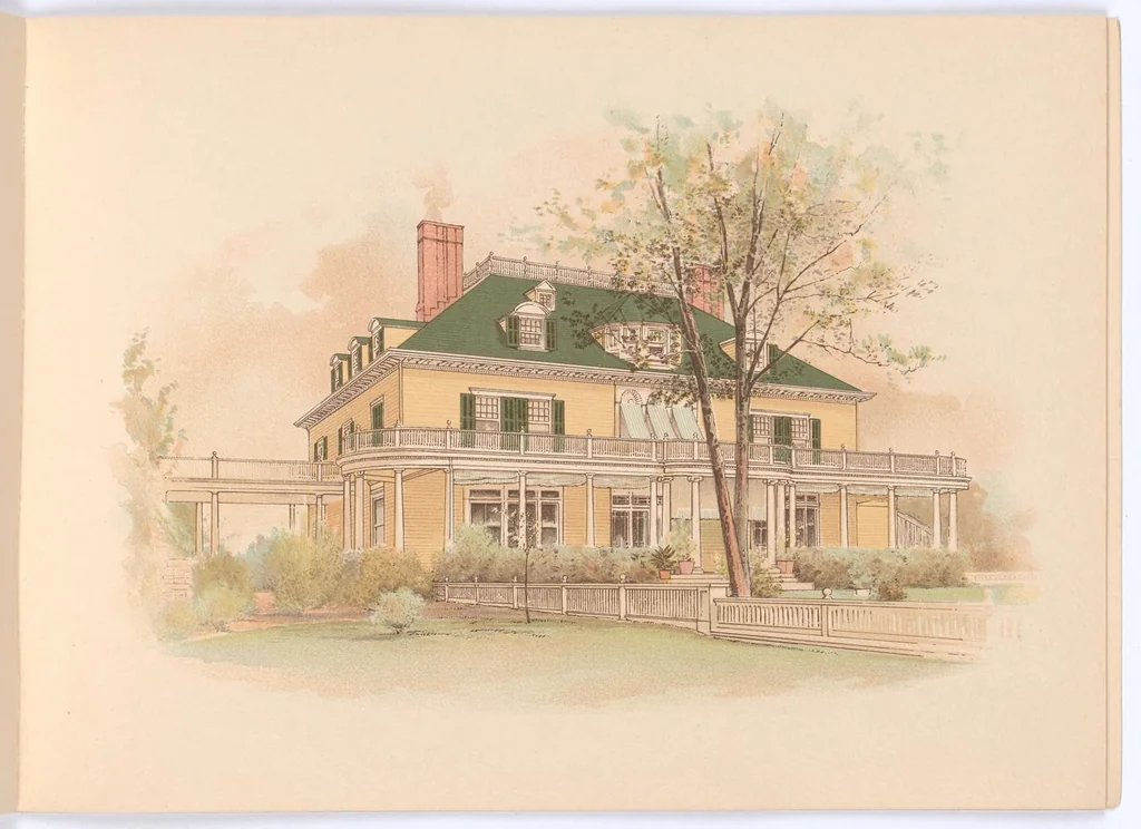 An illustration from Artistic house painting / H.W. Johns Manufacturing Co., 1895, leaf 10