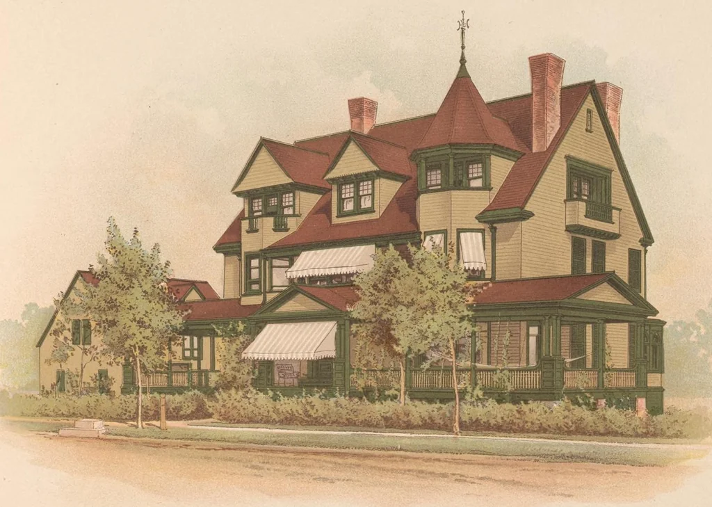 An illustration from Artistic house painting / H.W. Johns Manufacturing Co., 1895, leaf 8