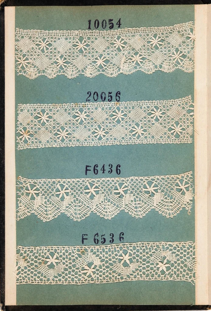 An illustration from Lace (Chinese, Hand-made) / Mitsui Bussan Kaisha Limited, Melbourne, Australia [sample book], 1922, leaf 27