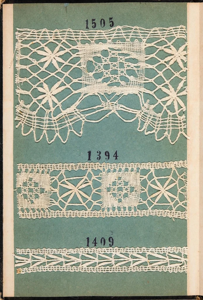 An illustration from Lace (Chinese, Hand-made) / Mitsui Bussan Kaisha Limited, Melbourne, Australia [sample book], 1922, leaf 37