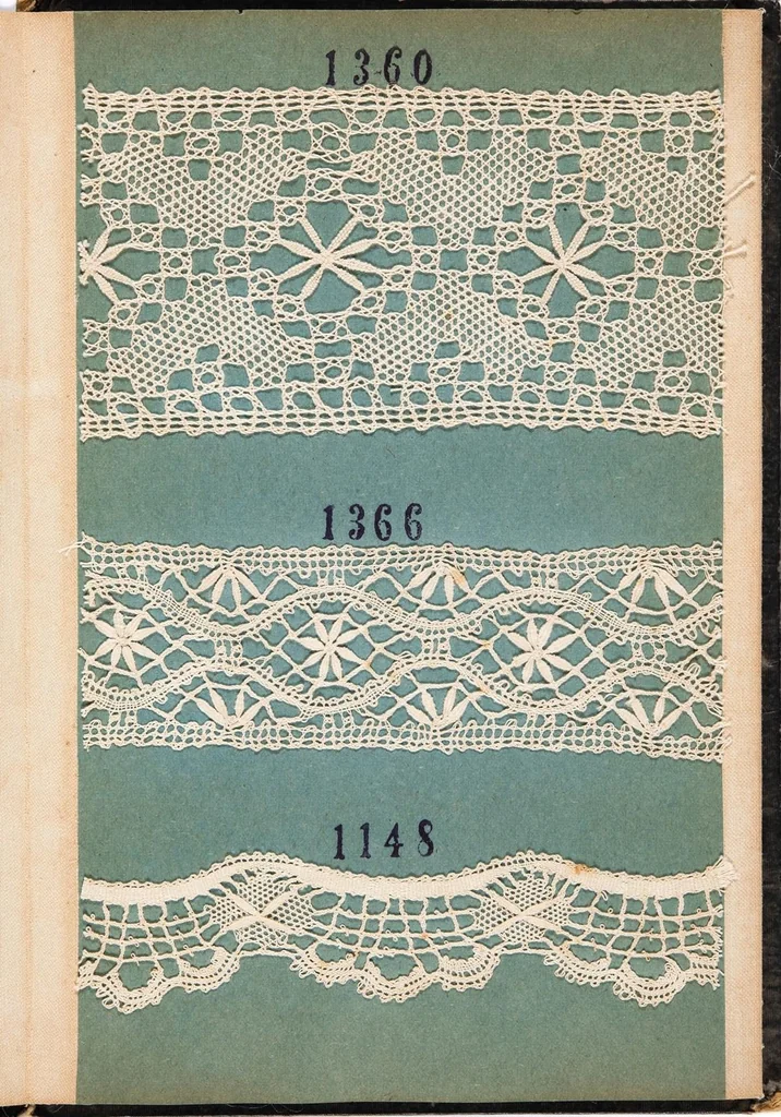An illustration from Lace (Chinese, Hand-made) / Mitsui Bussan Kaisha Limited, Melbourne, Australia [sample book], 1922, leaf 6