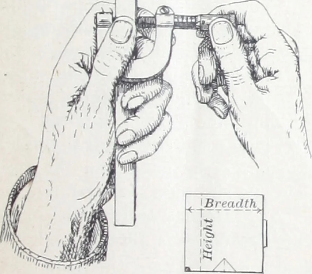 An illustration from Keep's test for cast-iron : a description of the routine to be pursued by those using this method of testing, 1893, leaf 10