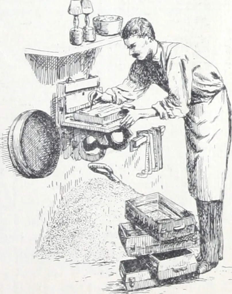 An illustration from Keep's test for cast-iron : a description of the routine to be pursued by those using this method of testing, 1893, leaf 8
