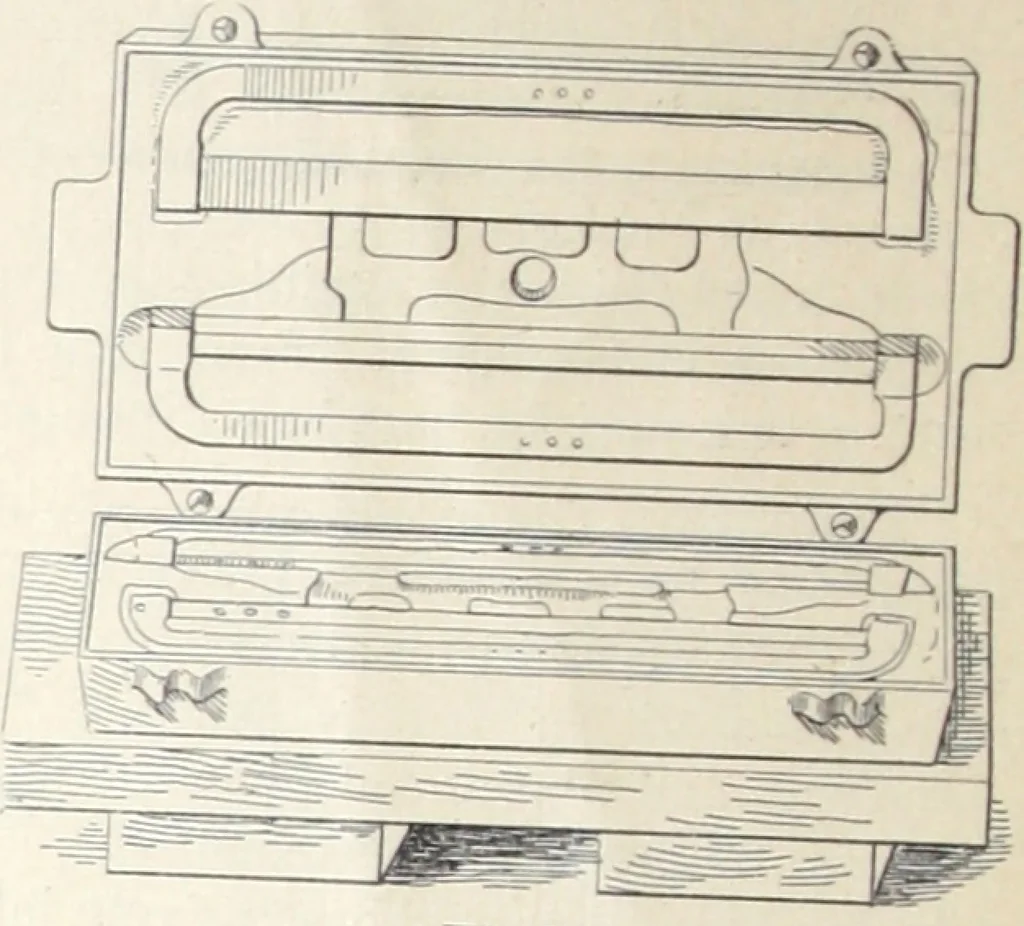 An illustration from Keep's test for cast-iron : a description of the routine to be pursued by those using this method of testing, 1893, leaf 9