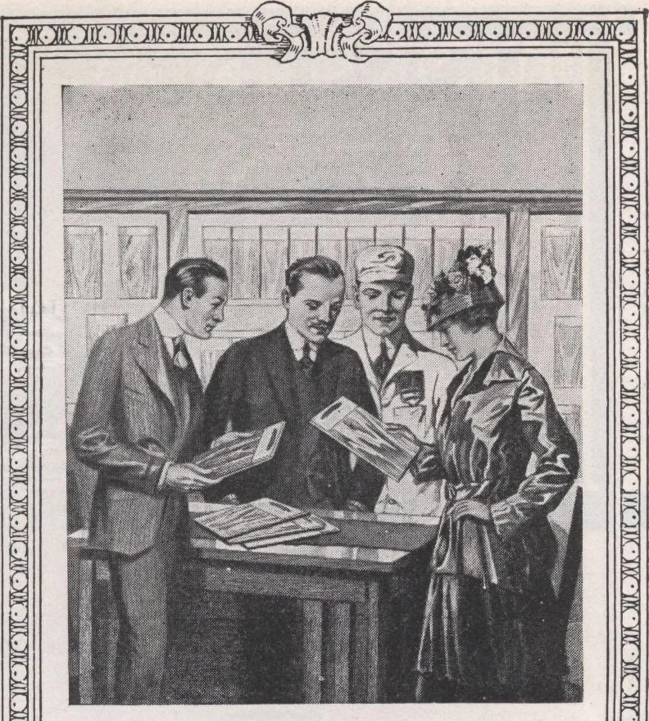An illustration from Keith's magazine, october 1917, 1917, leaf 60