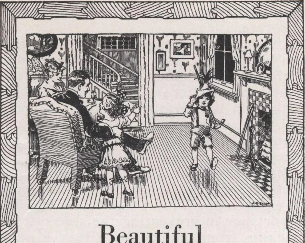 An illustration from Keith's magazine, october 1917, 1917, leaf 70