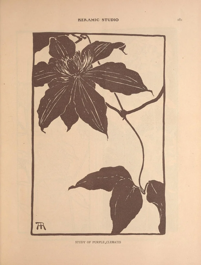 An illustration from Keramic studio, 1899, leaf 225