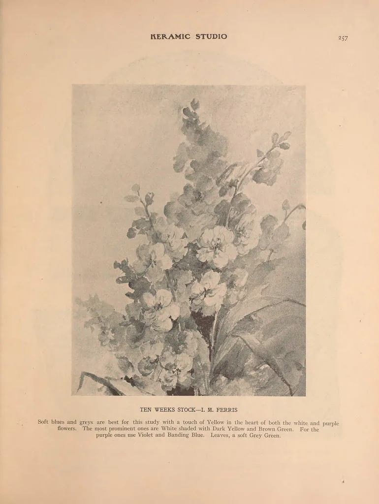 An illustration from Keramic studio, 1899, leaf 313
